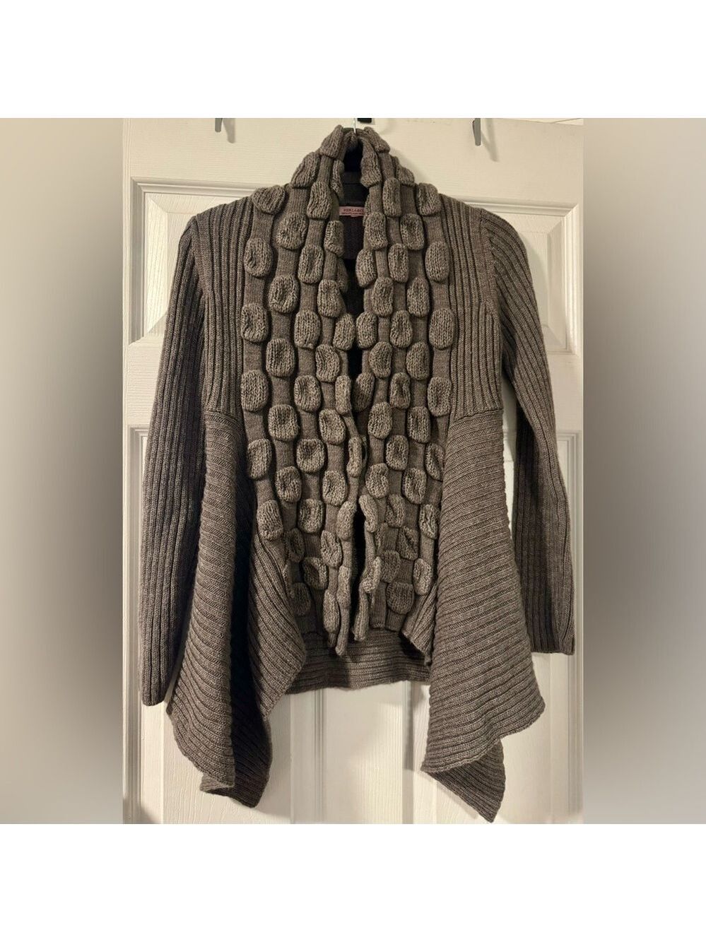 HEKLA & CO. Women’s Wool Blend Open Front Cardigan Approximate Size Med No Tag